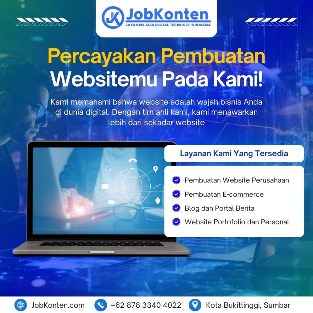 layanan website jobkonten
