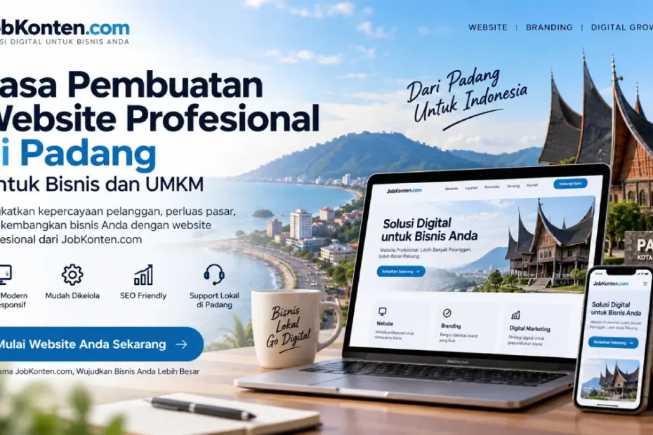Jasa Pembuatan Website Profesional di Padang untuk Bisnis dan UMKM