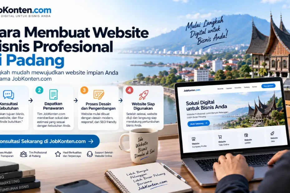 cara membuat website di padang