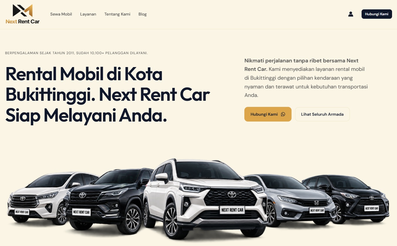 next rent car